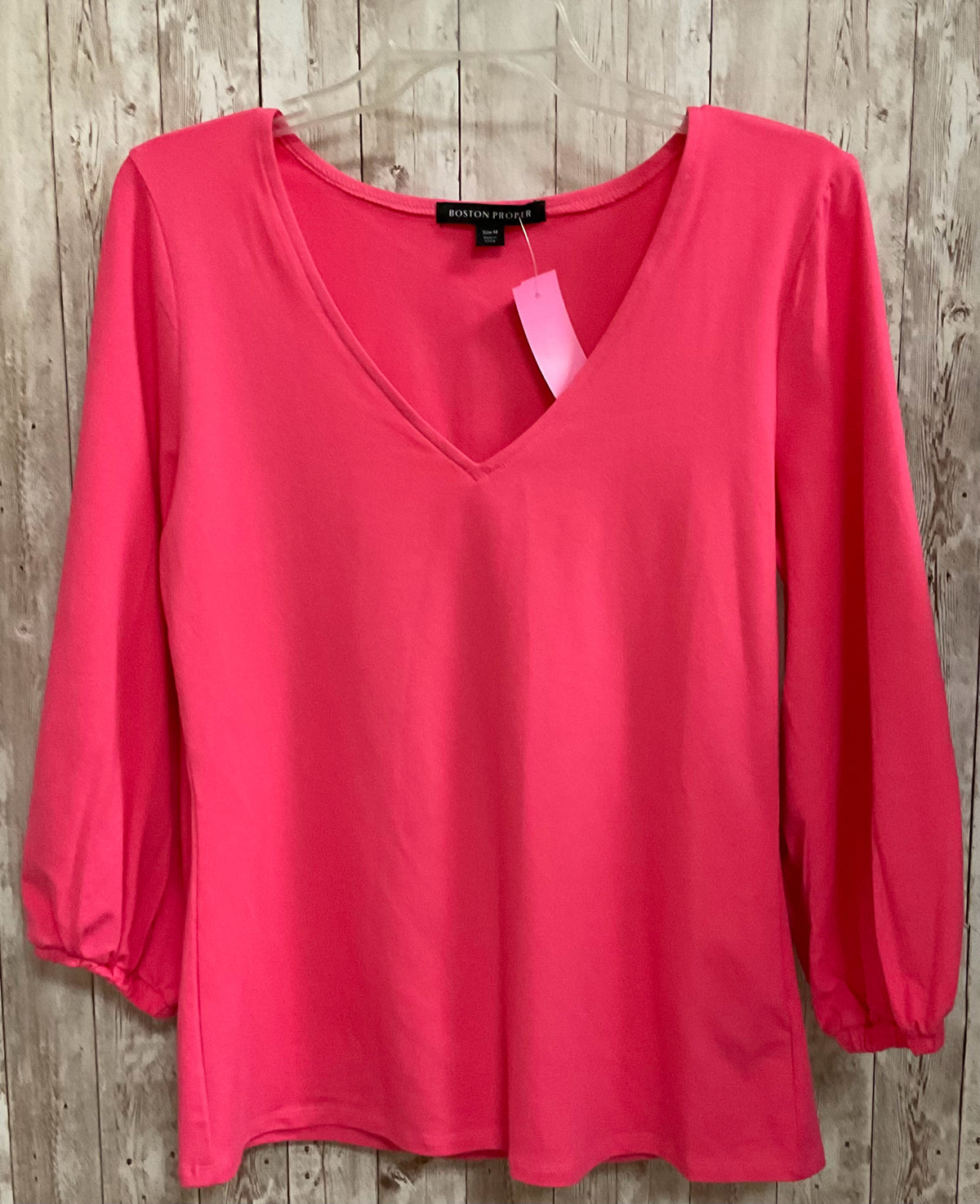 Size M BOSTON PROPER Pink Top