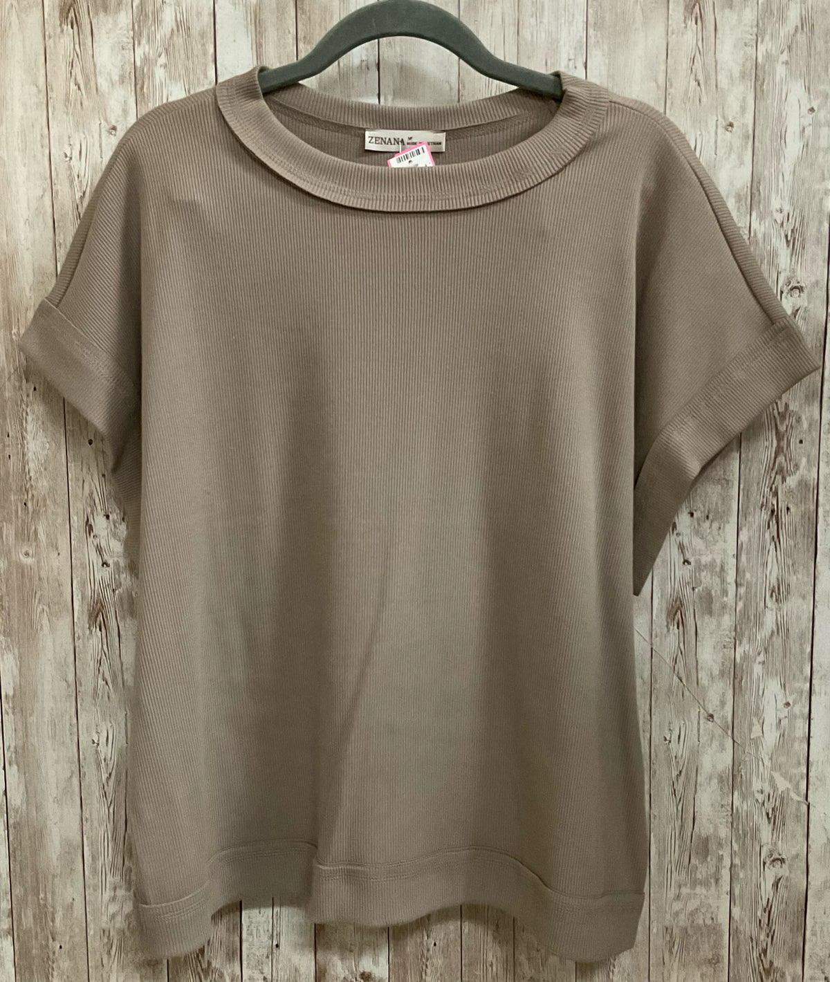 Size M ZENANA Brown 2 PC PANT SET