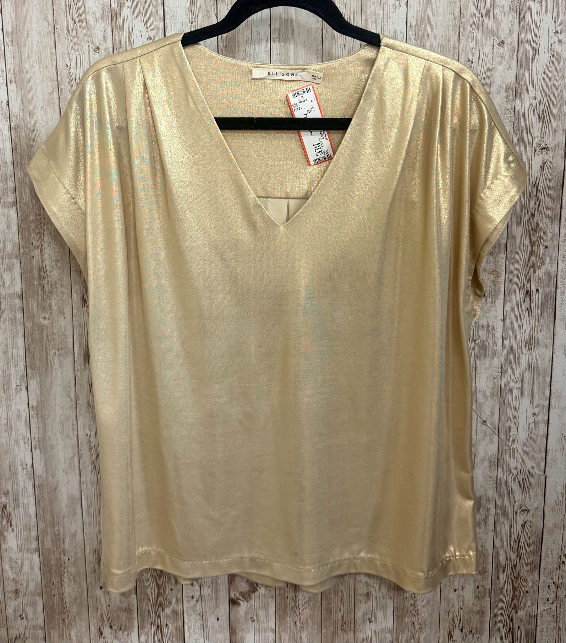 Size M ELLISON Gold Top