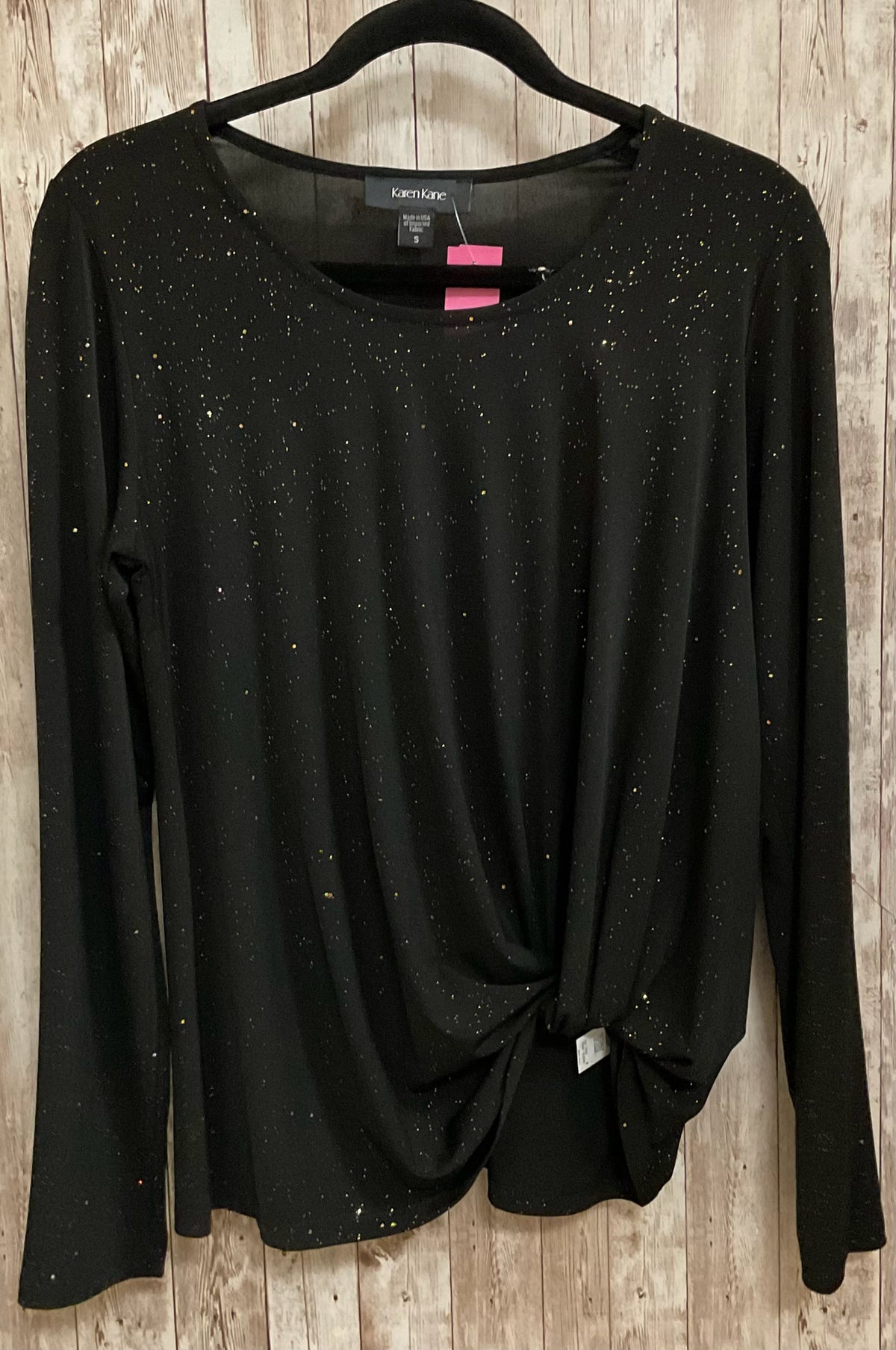 Size S KAREN KANE Black Top