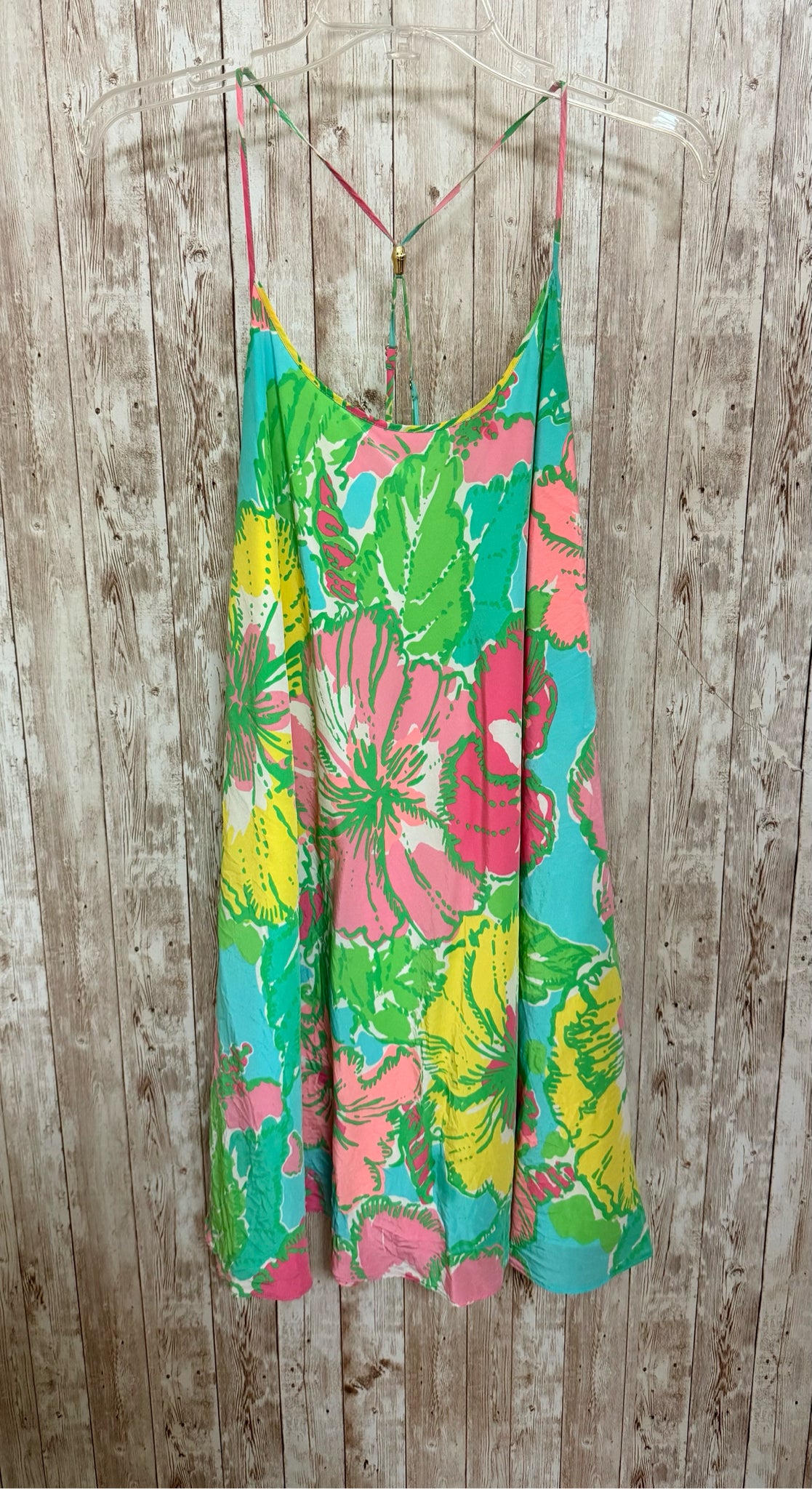 LILLY PULITZER Size L MULTICOLOR FLORAL Dress