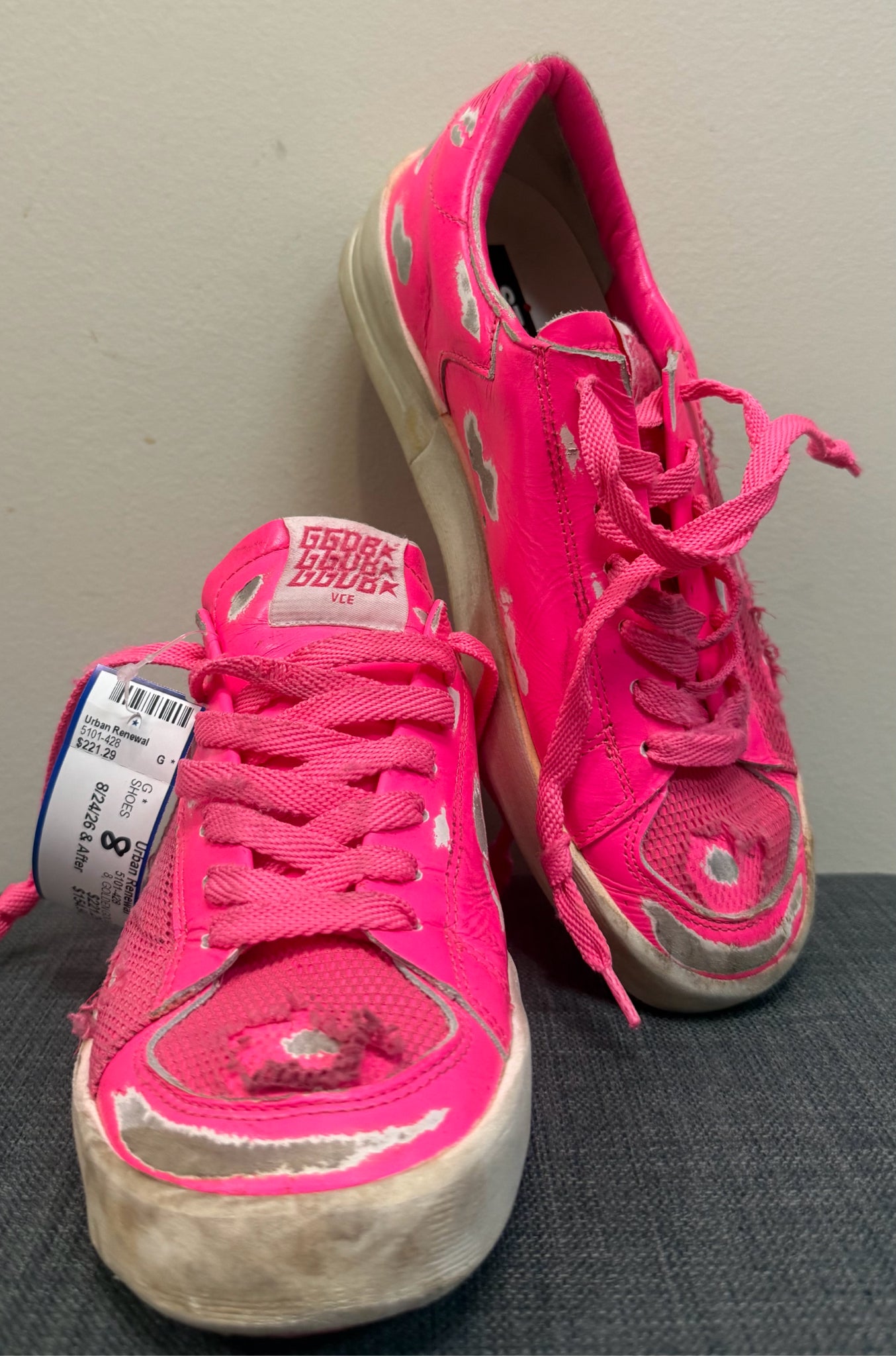 8 GOLDEN GOOSE Pink SHOES
