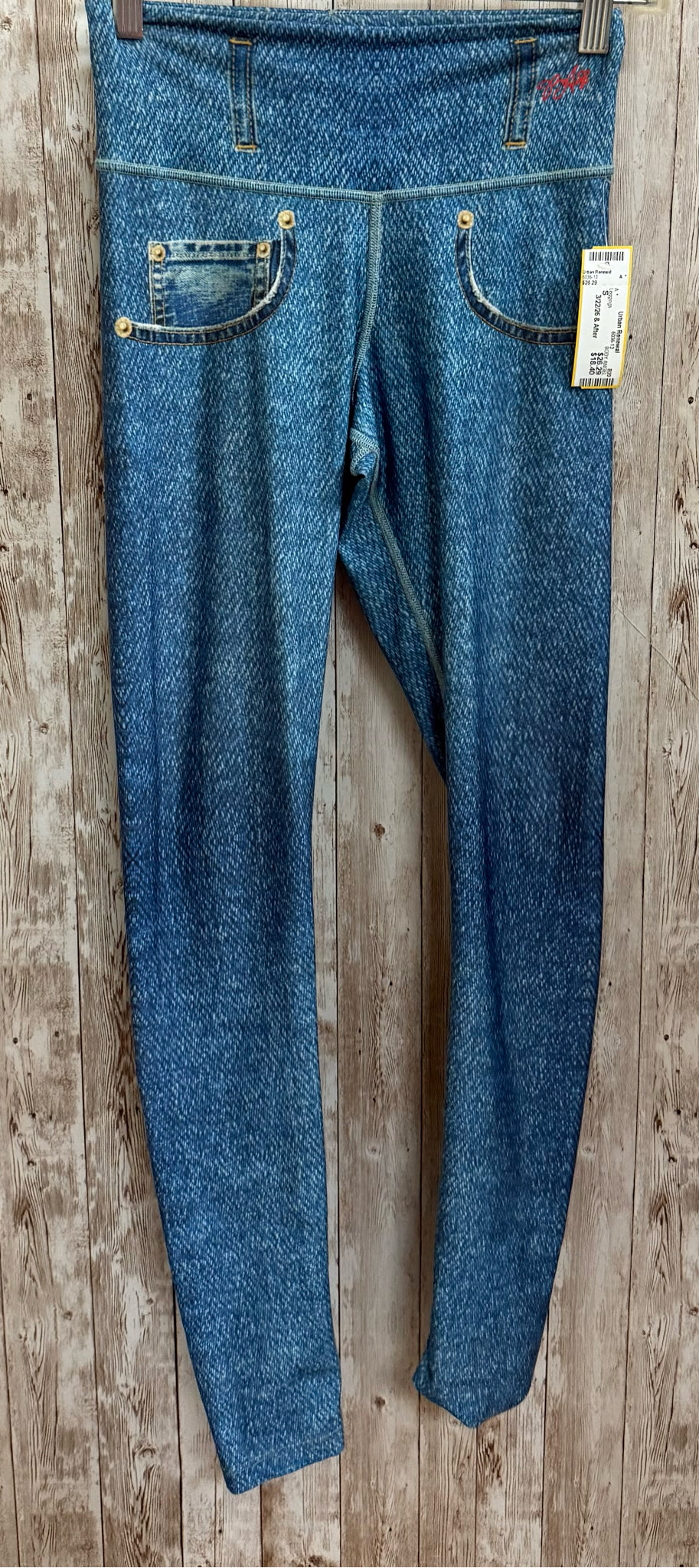 Size S BODY ANGEL ACTIVEWEAR BLUE DENIM Leggings