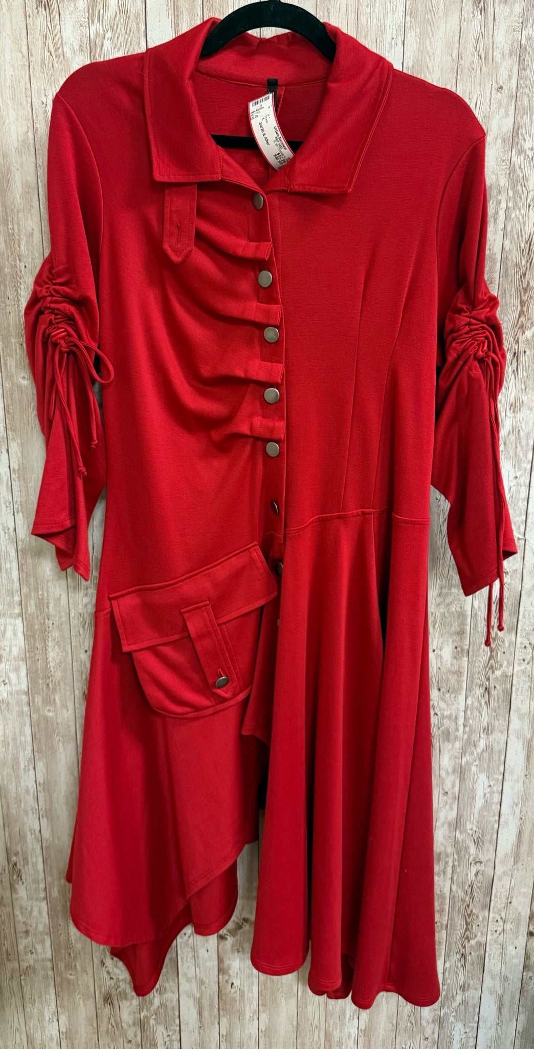 Size L IC BY CONNIE K Red Dress
