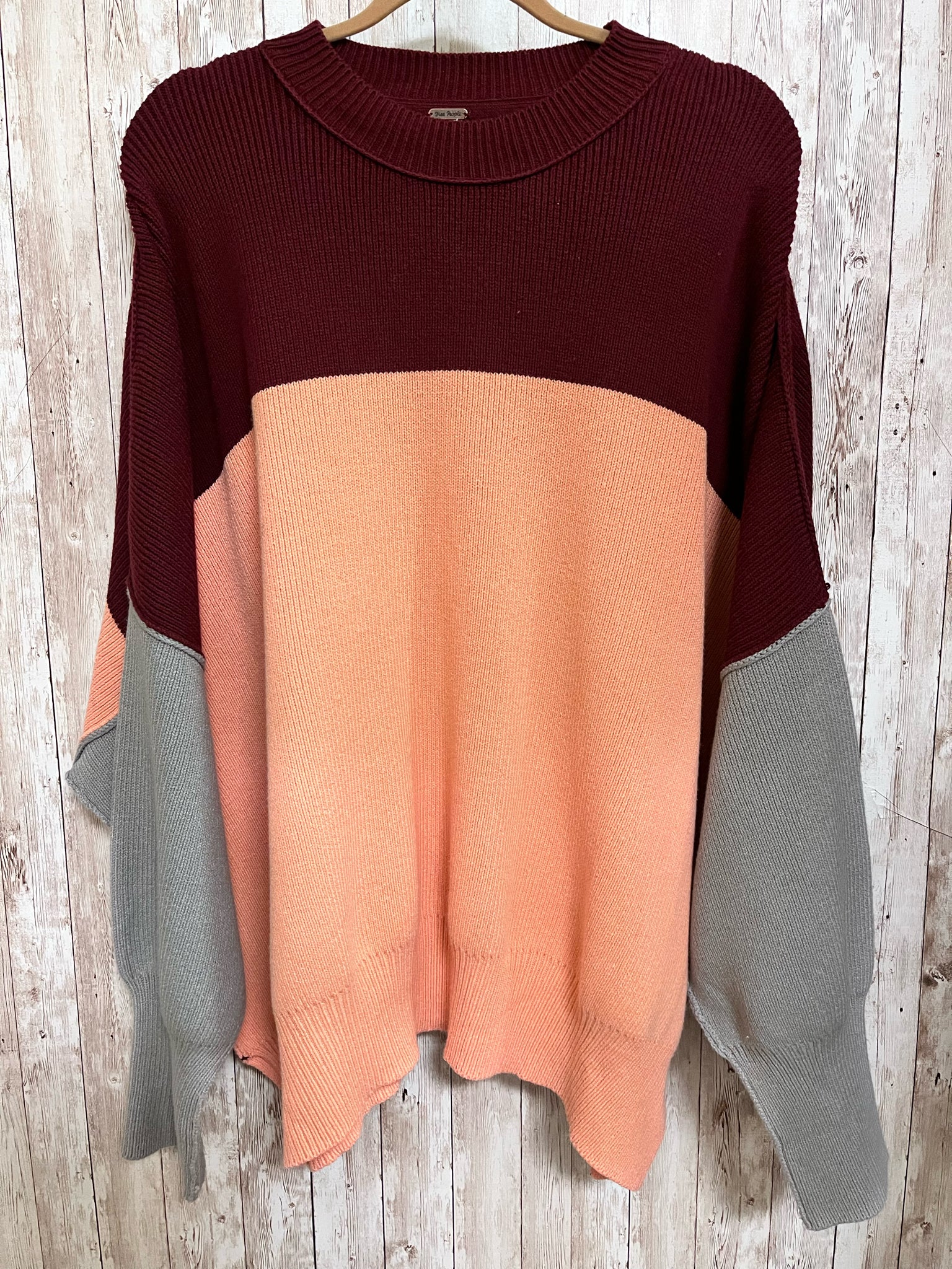 FREE PEOPLE Size L SALMON Sweater