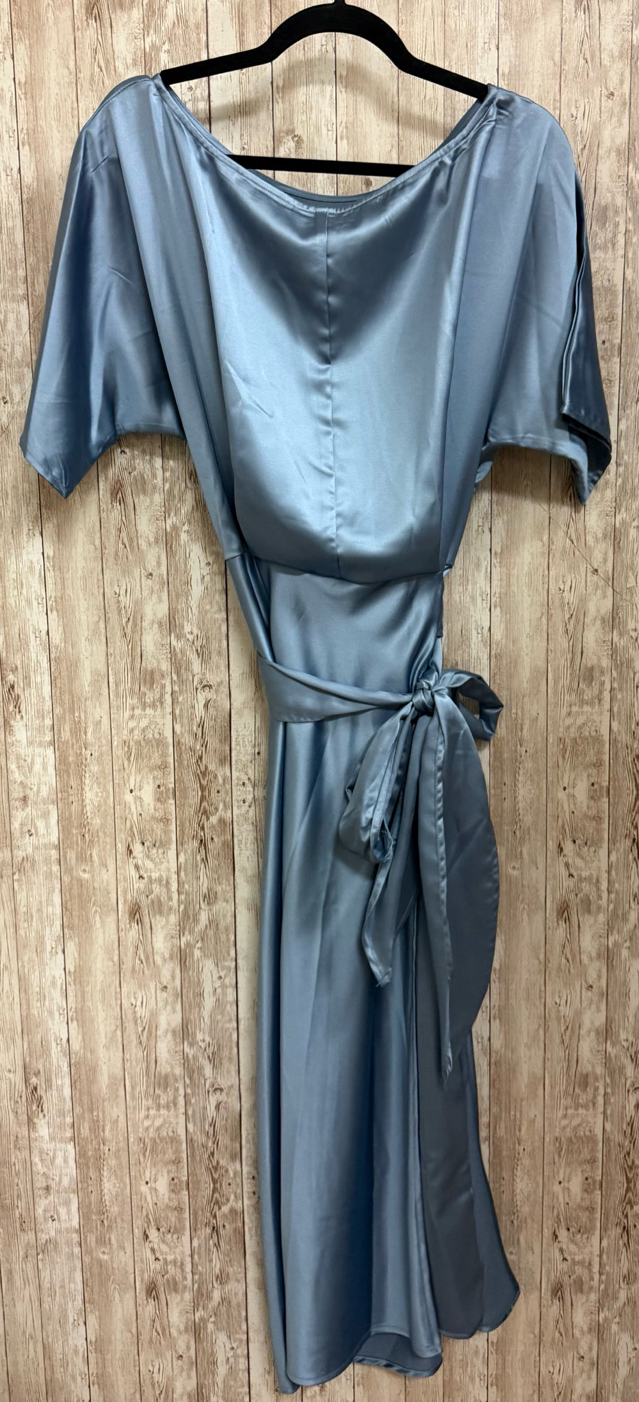 Size L STYLEWE BLUE SATIN Dress
