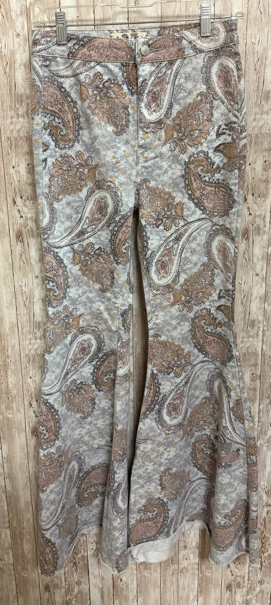 Size 4 WE THE FREE LIGHT BLUE PRINT Pants