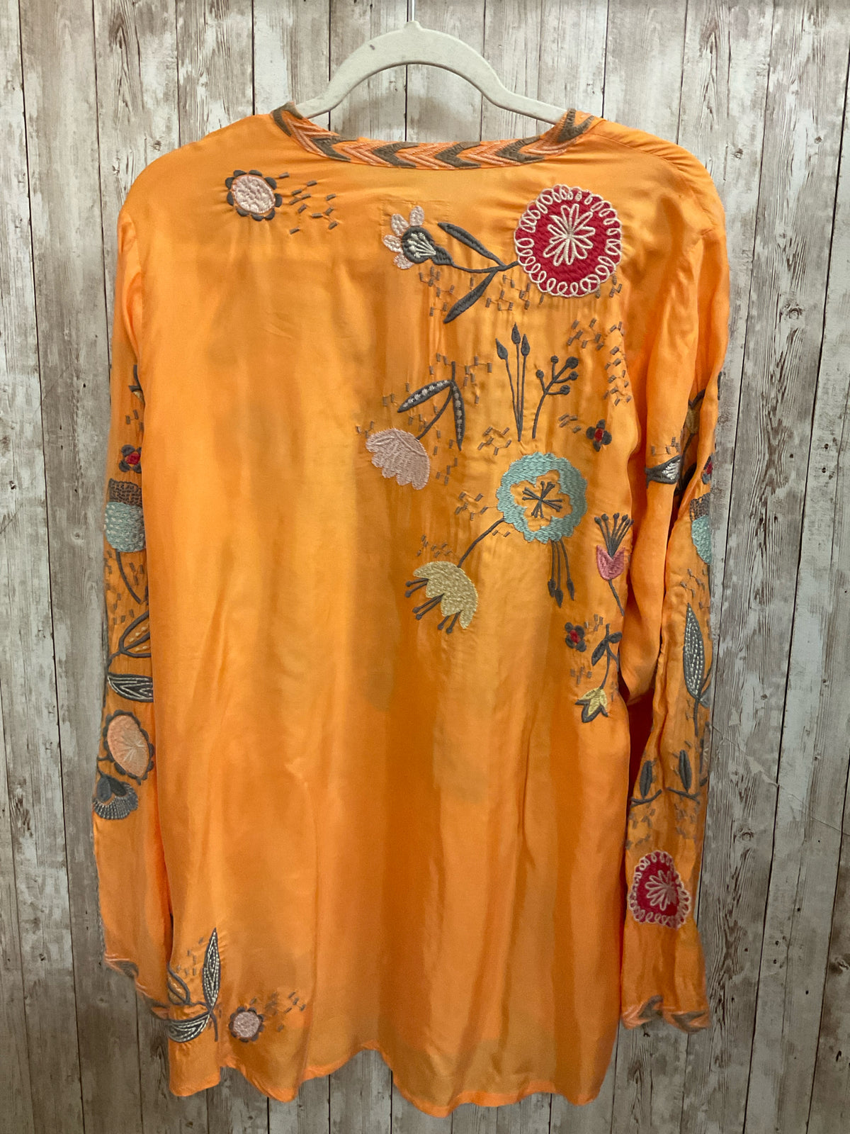 Size L JOHNNY WAS TANGERINE Top