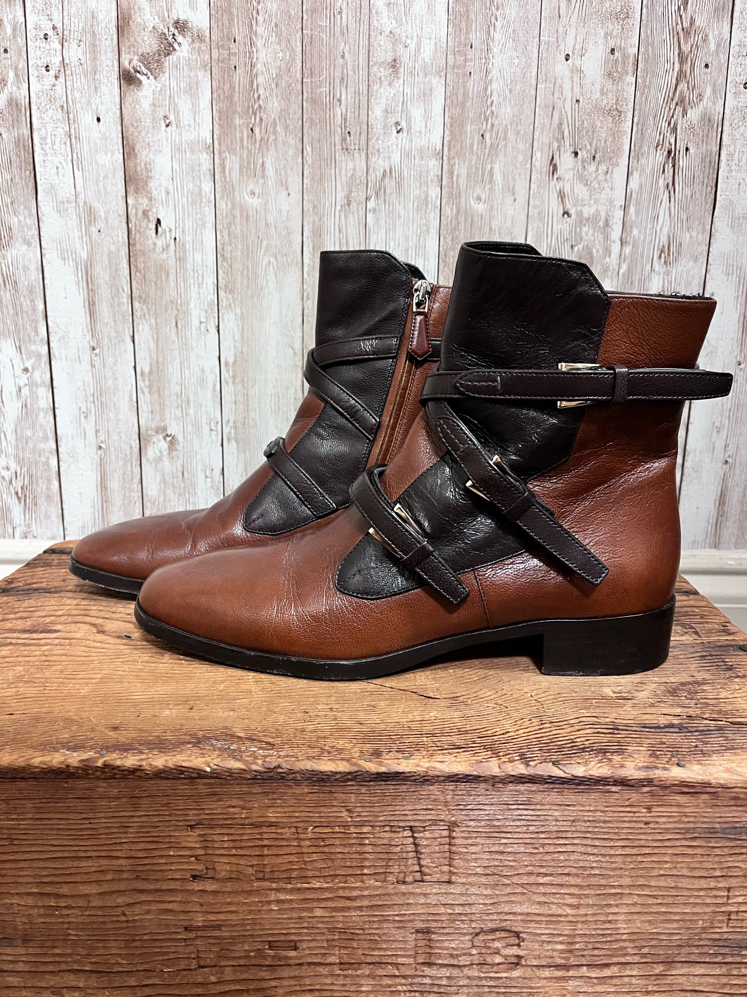 7.5 PRADA Brown Boots