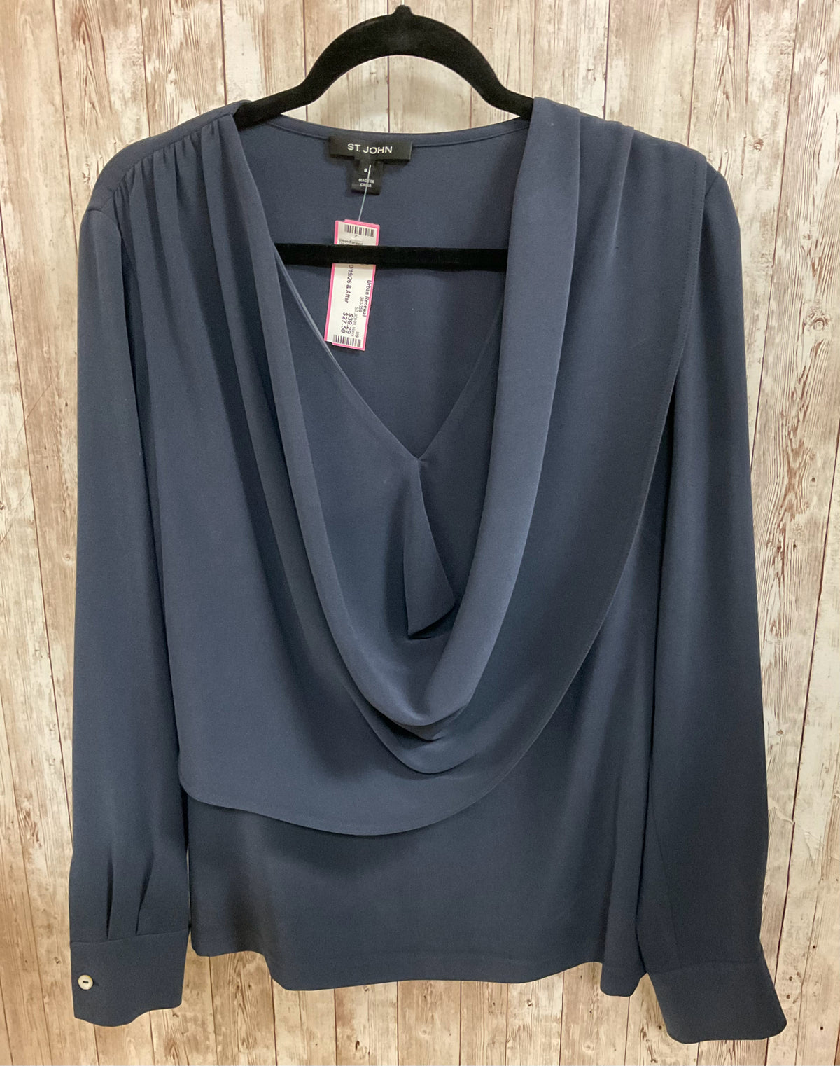 Size 8 ST.JOHN Navy Top
