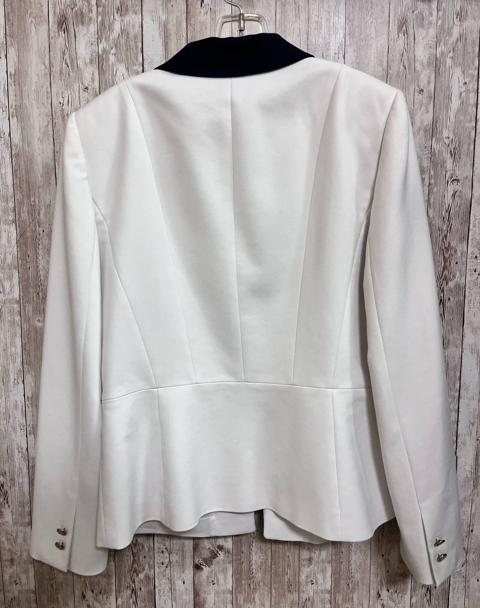 Size 8 ANTONIO MELANI WHITE AND NAVY Blazer