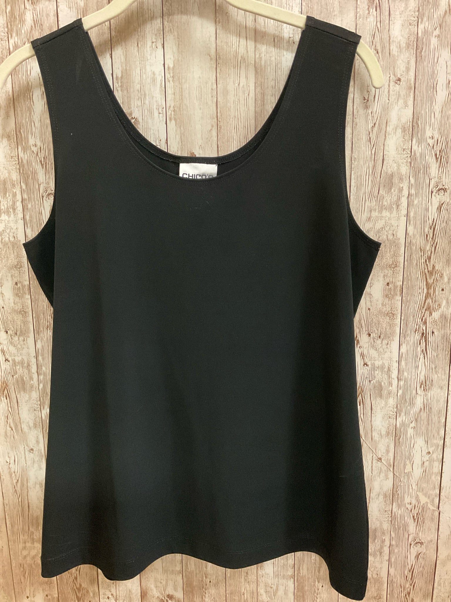 Size L CHICO'S Black Tank Top