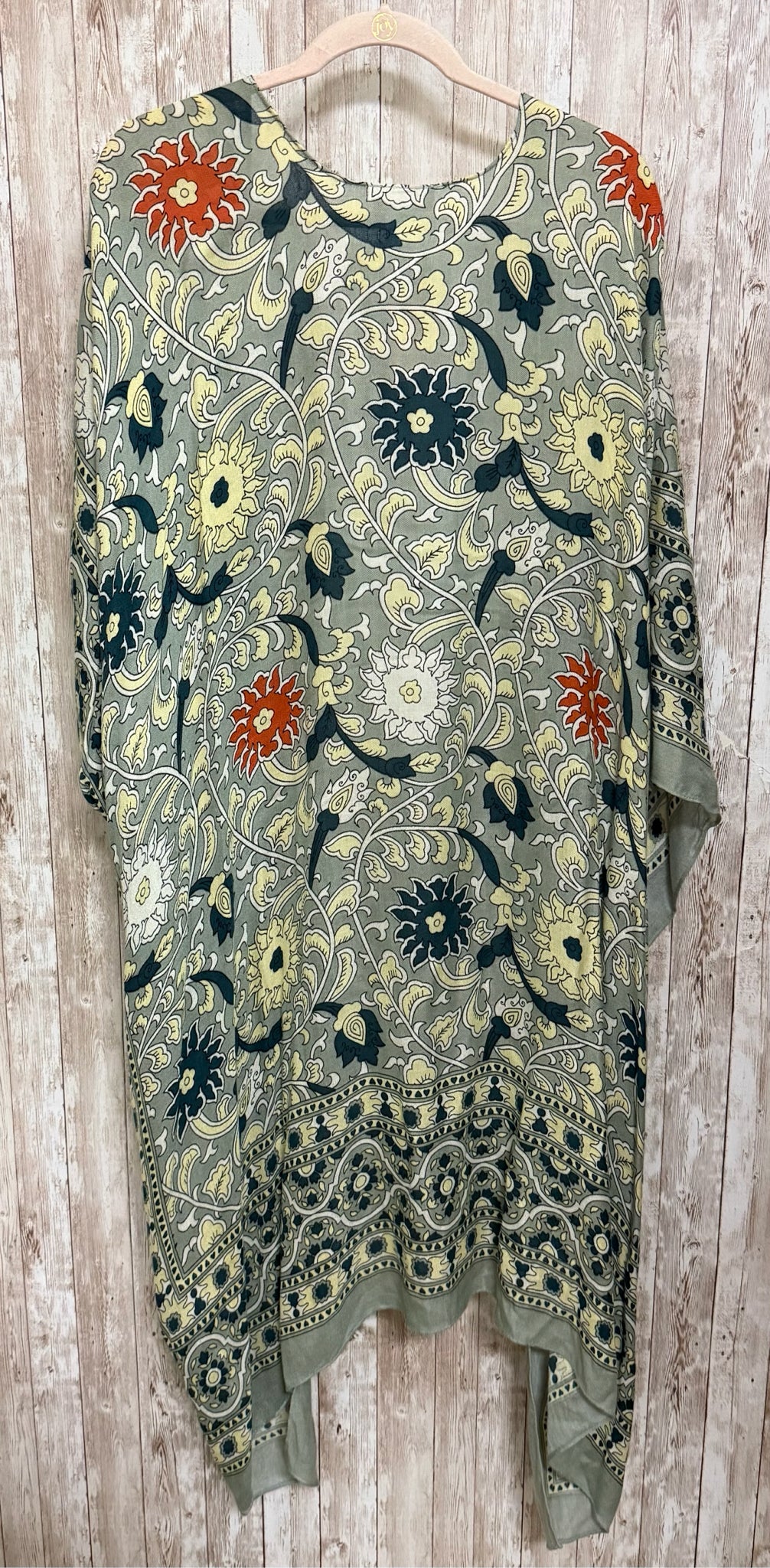 FREE PEOPLE SAGE PRINT Wrap