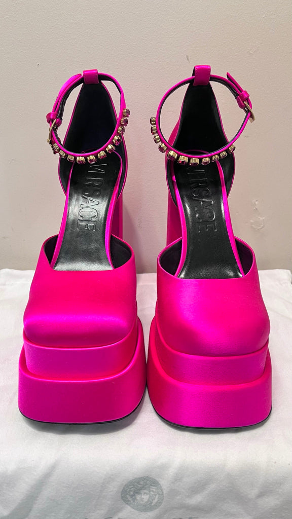 VERSACE 8.5 Hot Pink SHOES
