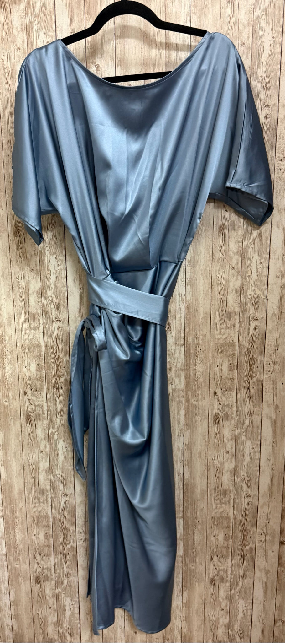 Size L STYLEWE BLUE SATIN Dress