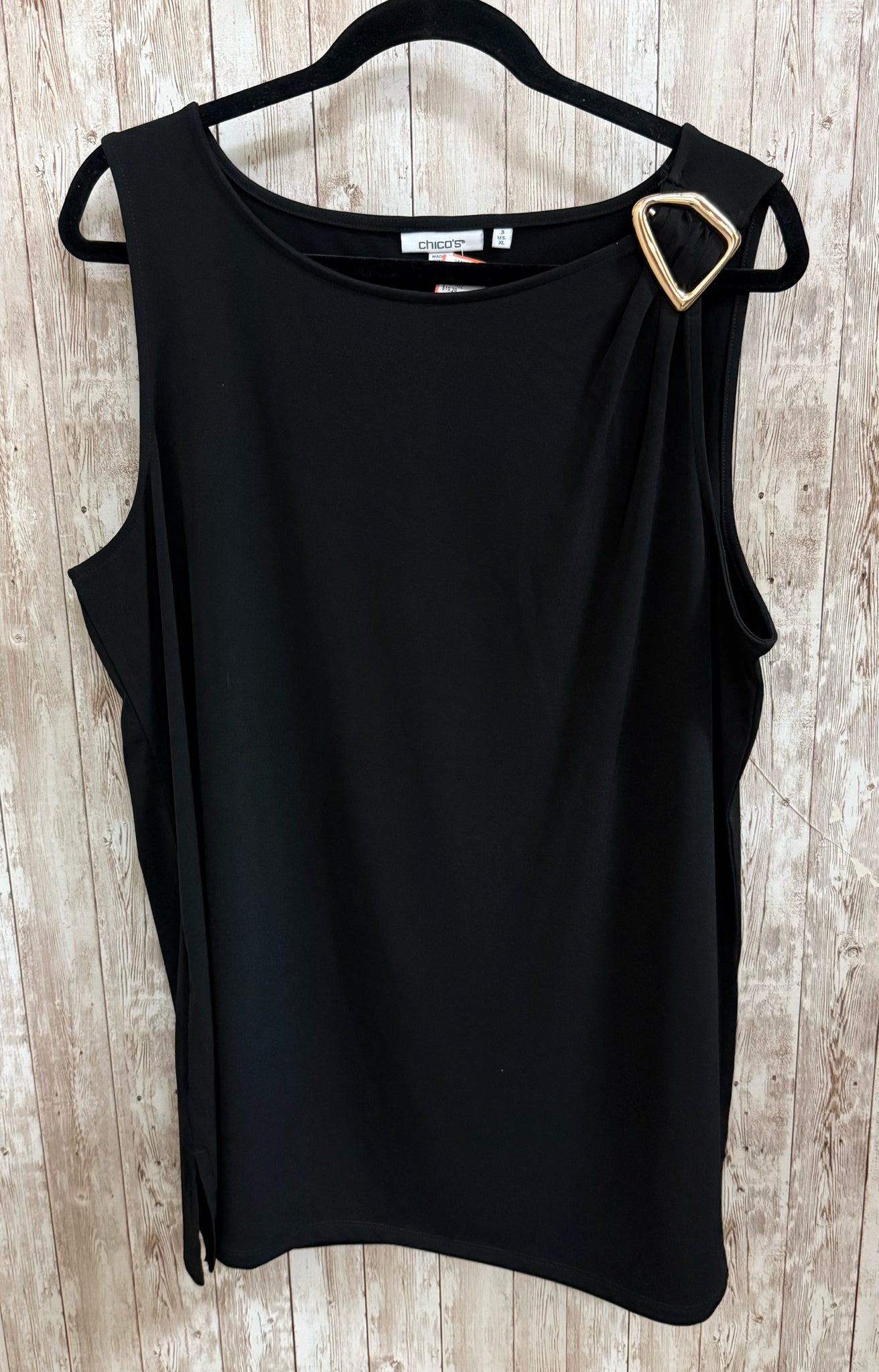 Size XL CHICO'S Black Top