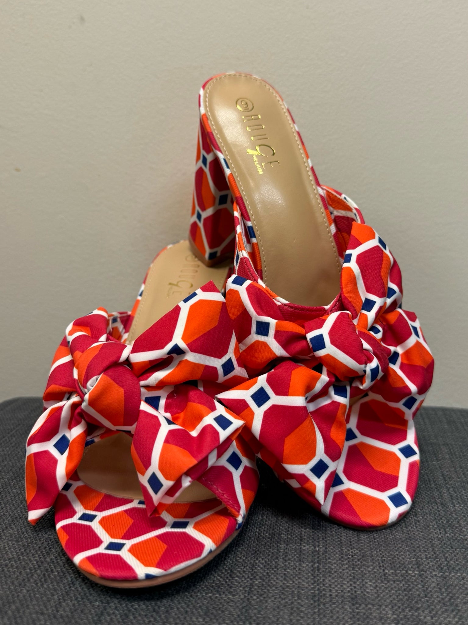 9 ROUGE Red Print SHOES