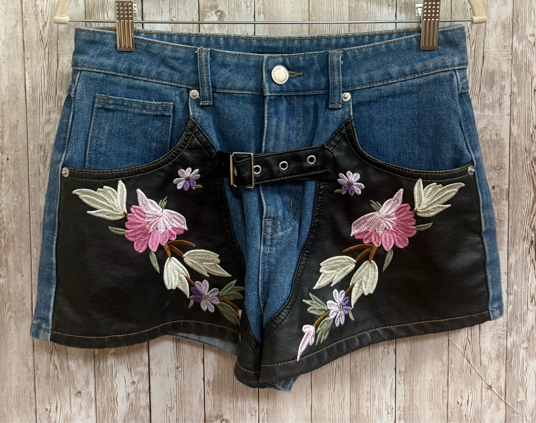 Size S NASTY GAL Denim 2 PC SET