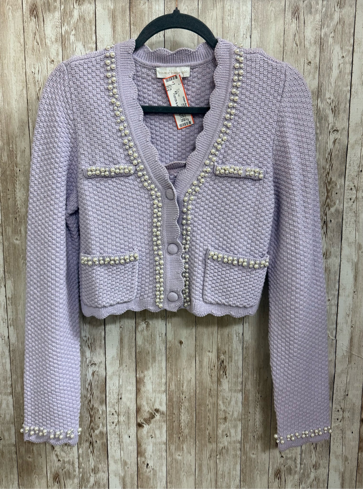 Size XS HOUSE OF HARLOW Lavender 2 PC Top