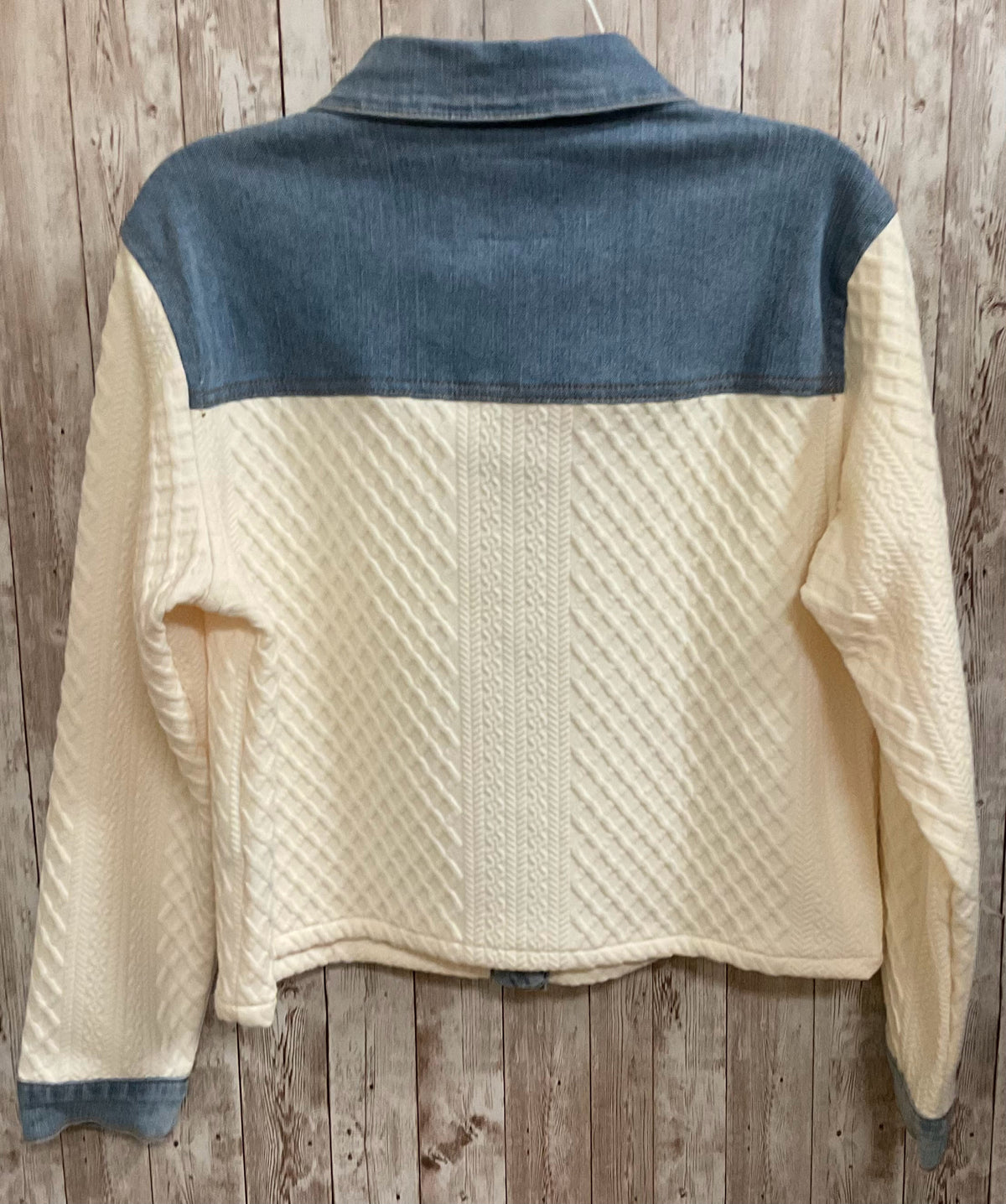 Size S SANCTUARY CREAM AND BLUE Blazer