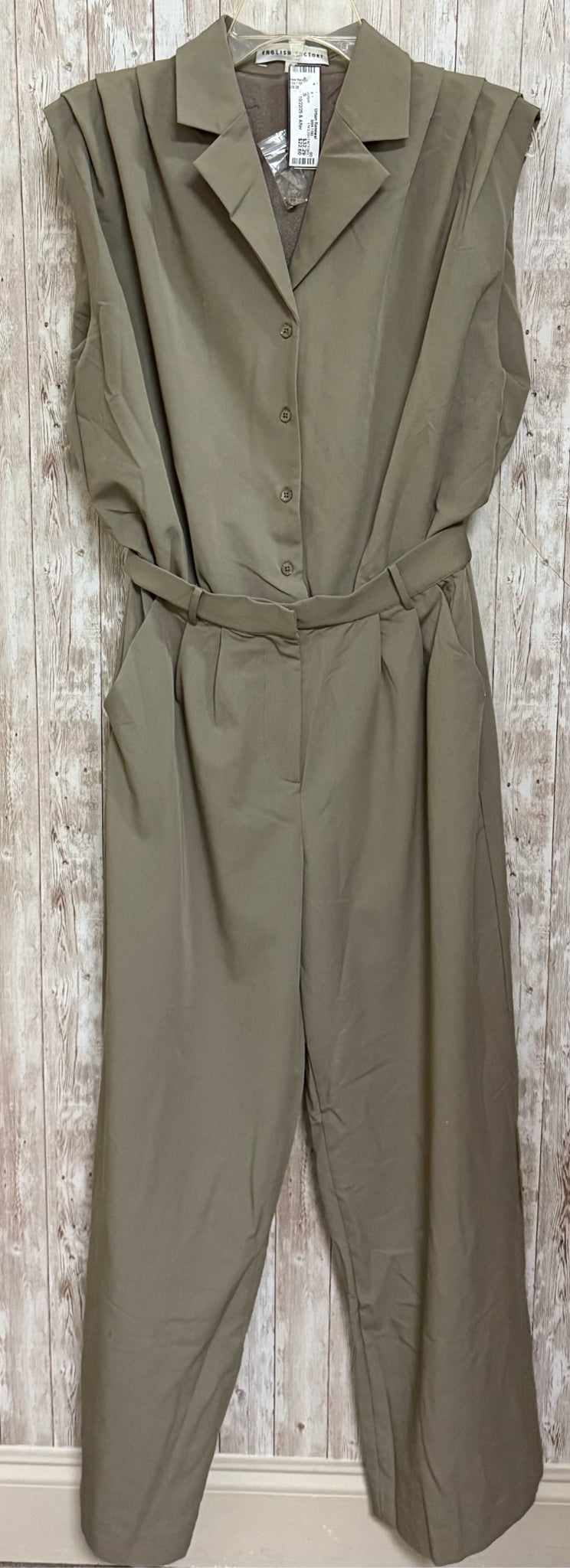 Size S ENGLISH FACTORY Olive Jumper