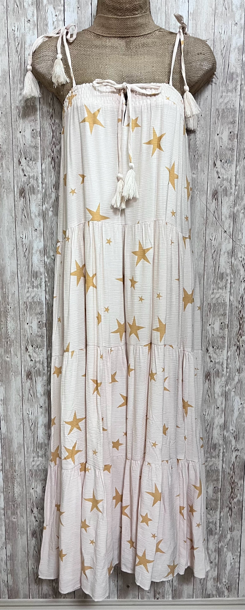 Size S ASTORIA BORN CREAM PRINT Dress