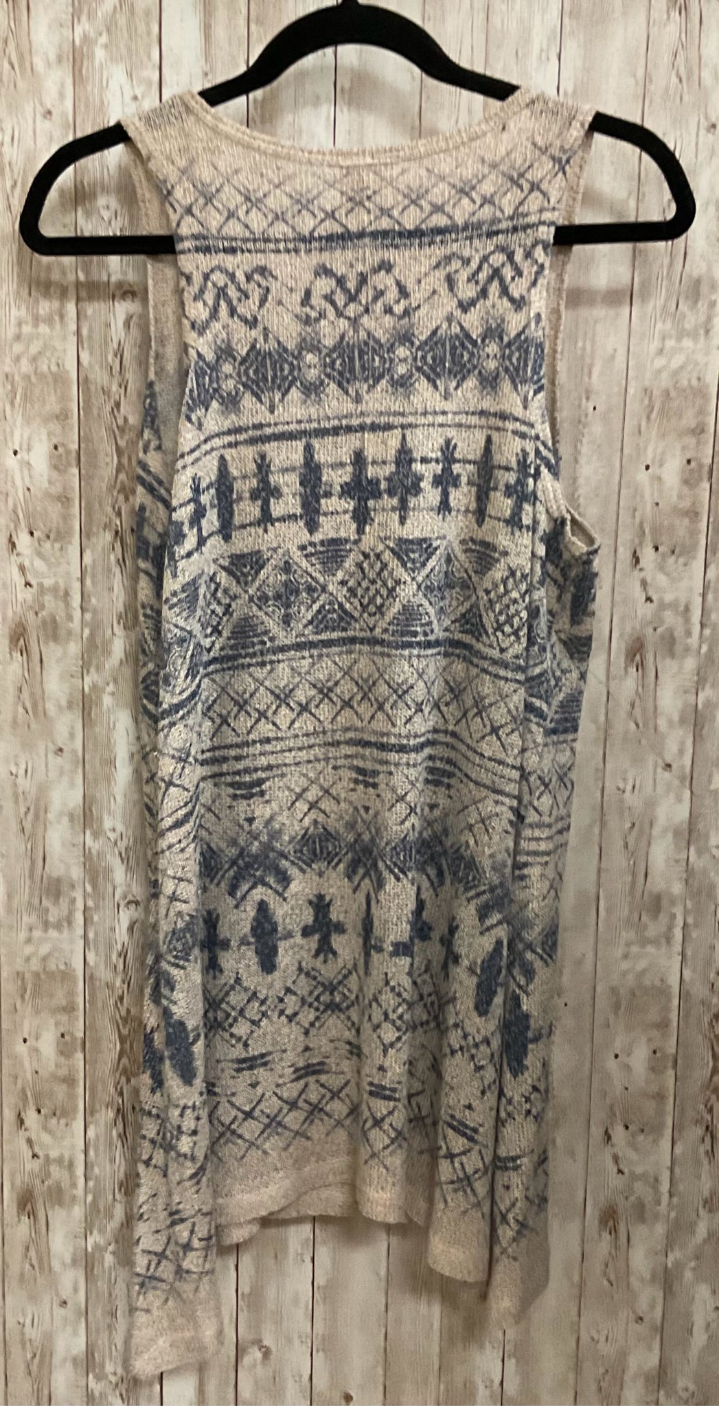 Size L VOCAL CREAM AND BLUE PRINT 2 PC Dress