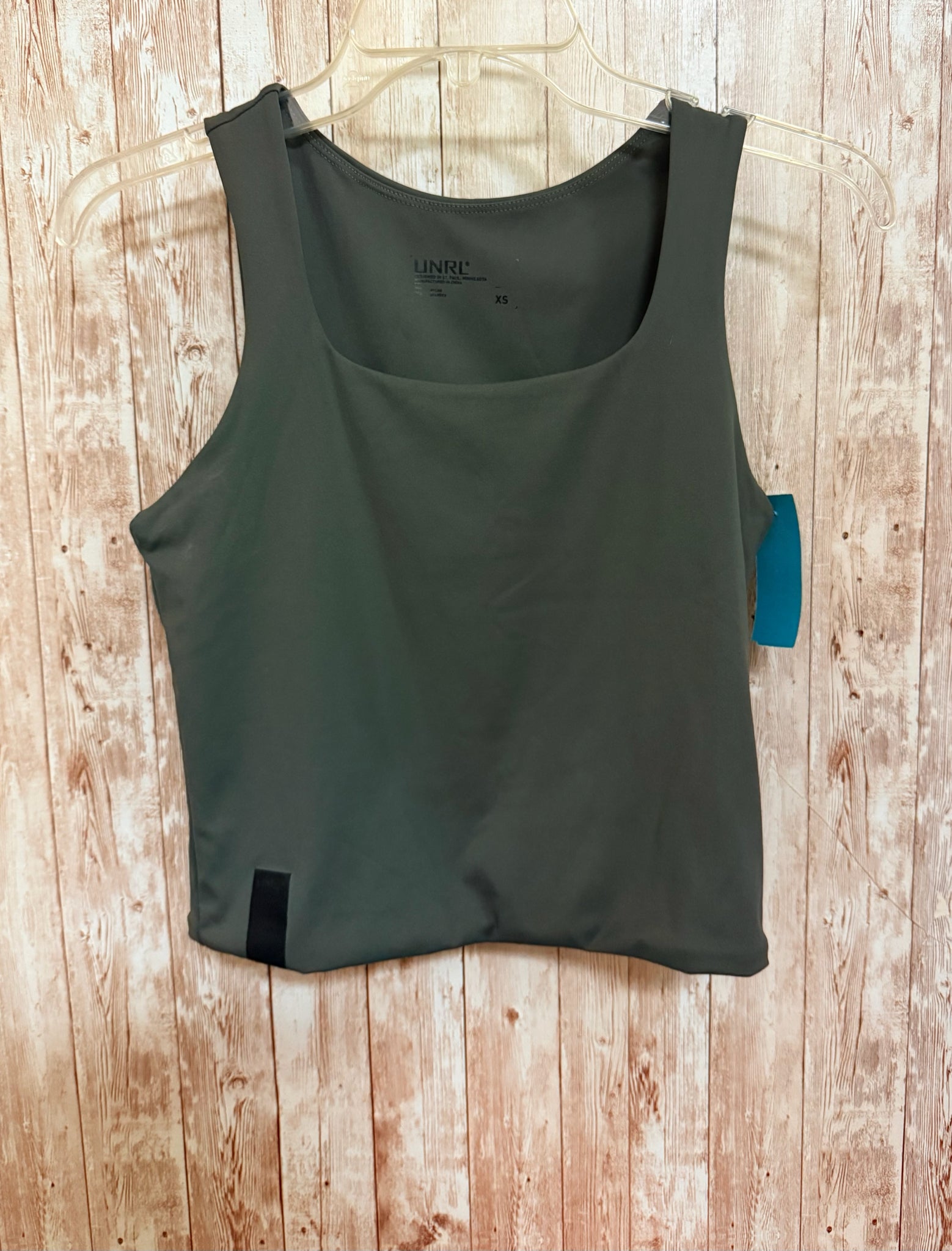 UNRL Olive Fitness top