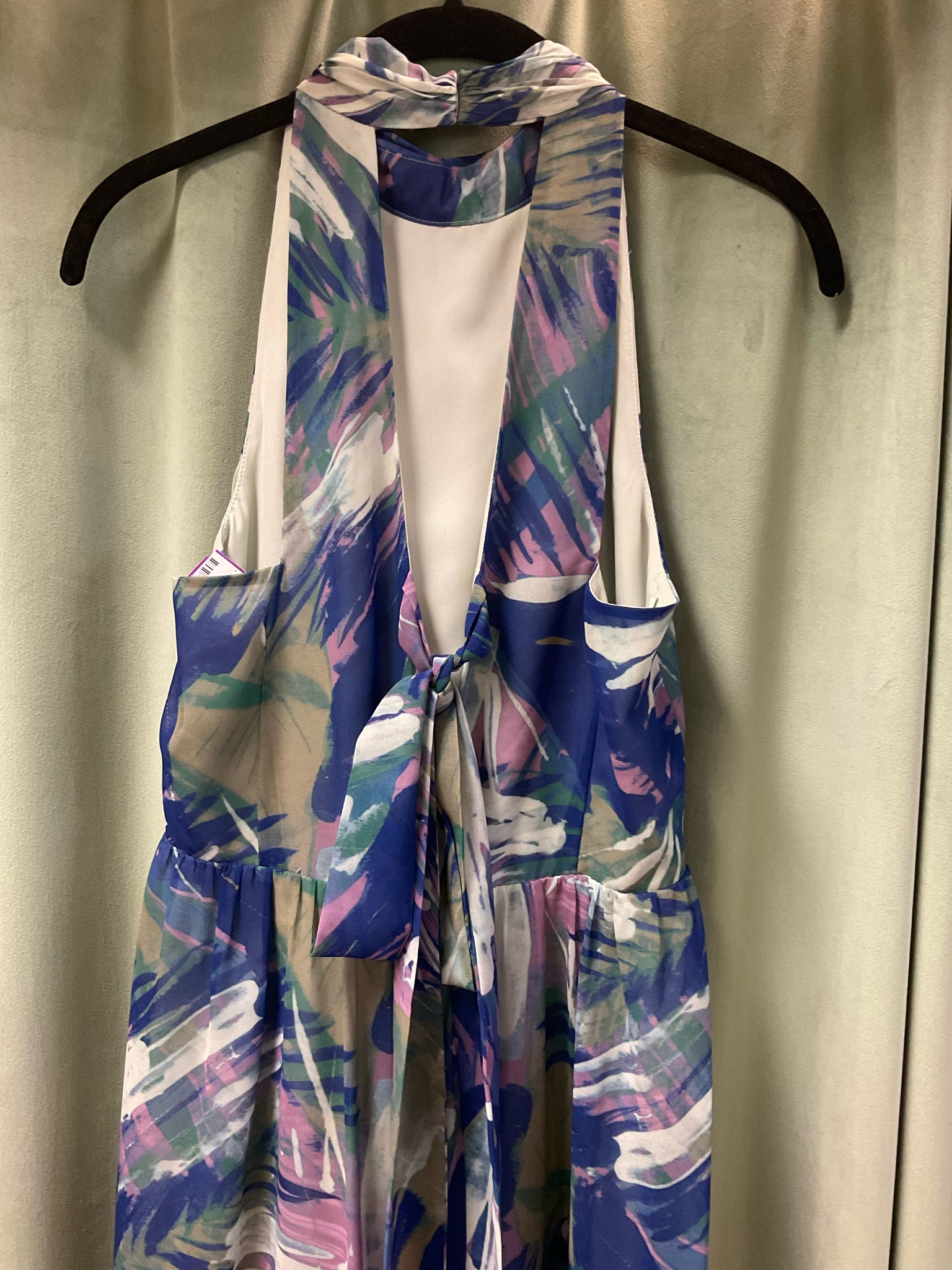 Size 6 REISS Purple Print Dress