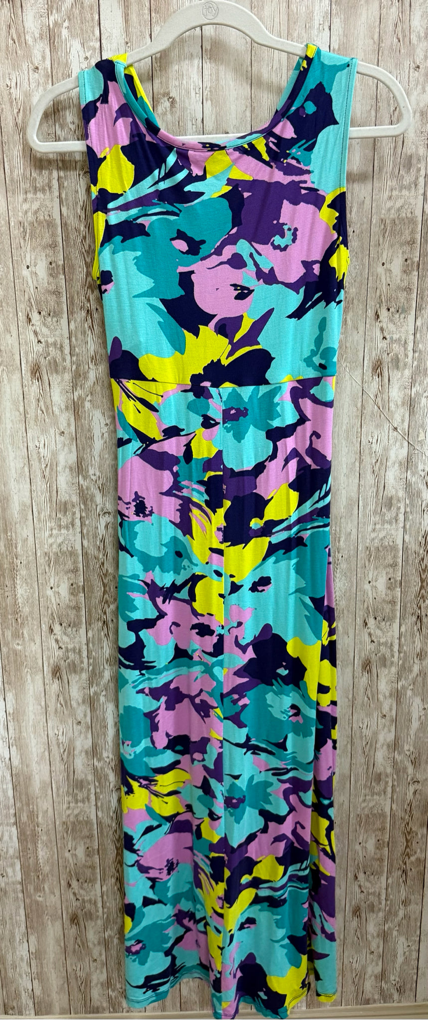 Size S/P IMAN TURQUOISE AND PINK Dress