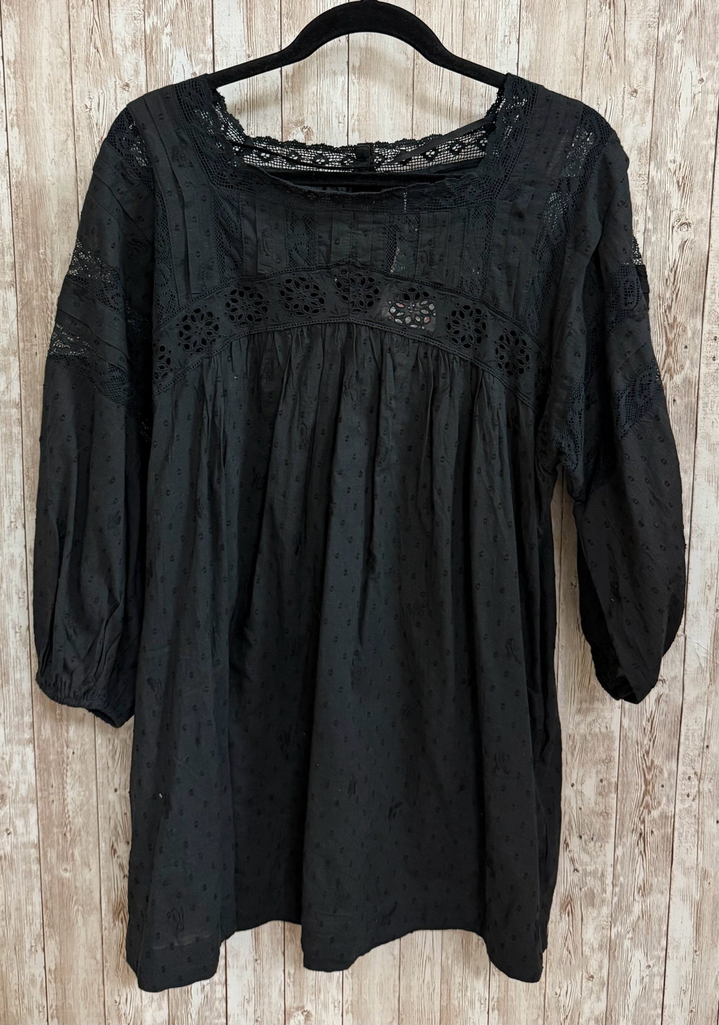 FREE PEOPLE Black Women Size S Tunic