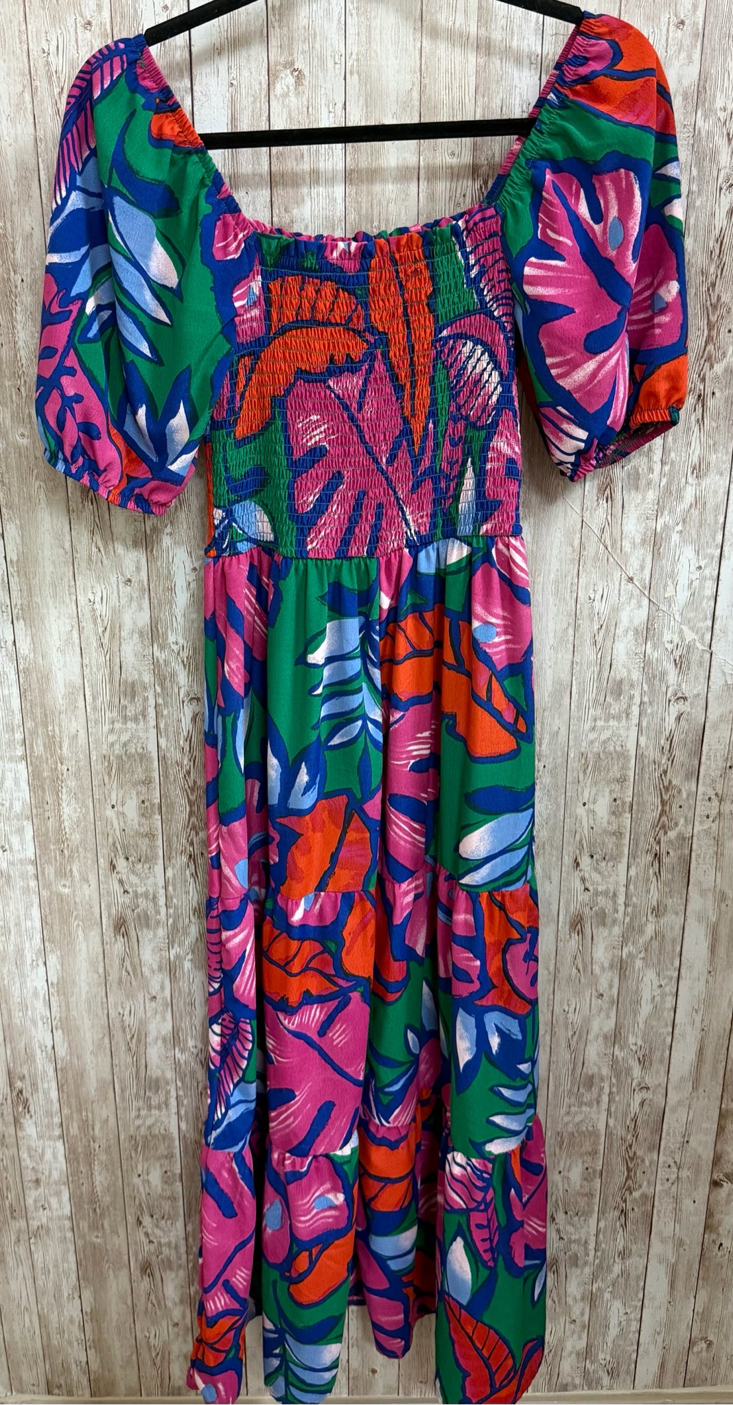 Size S ROSELYN SANCHEZ PINK AND BLUE Dress