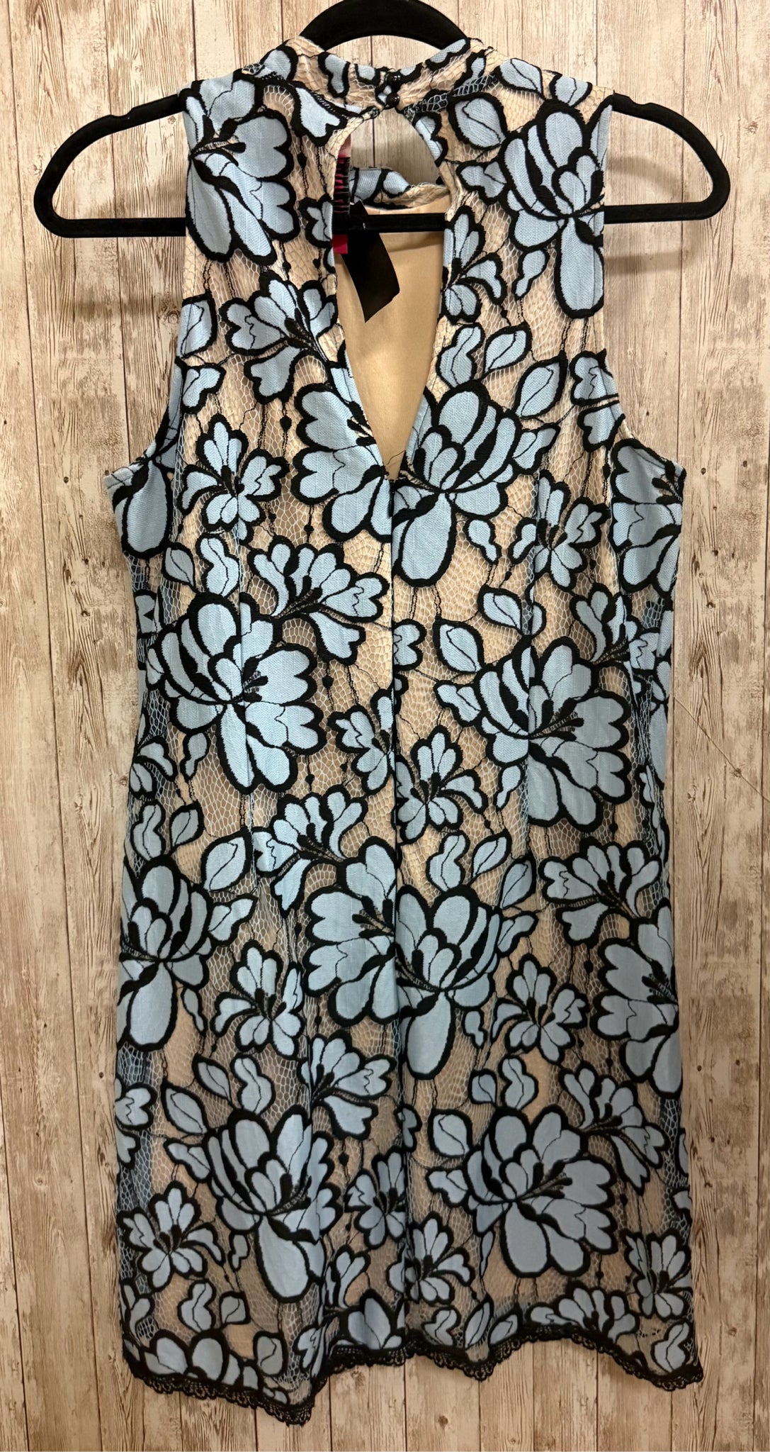 Size 10 TRACY REESE BLUE FLORAL Dress