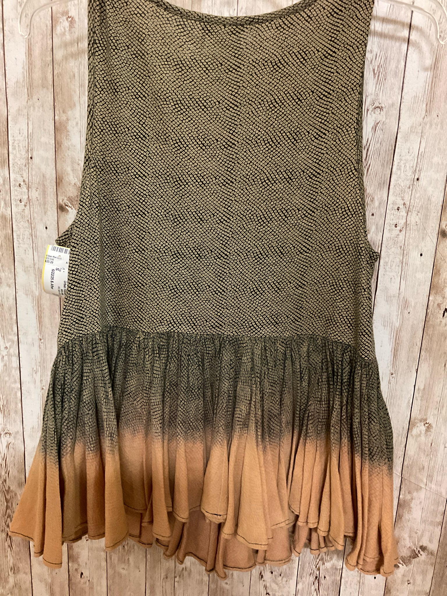 Size S AKEMI+KIN Brown Print Top