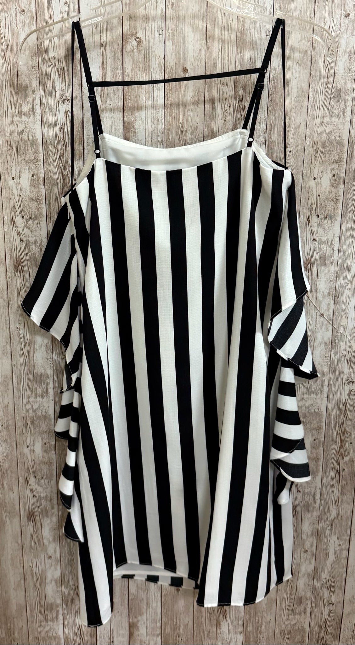 Size 2 NICOLE MILLER BLACK AND WHITE Dress
