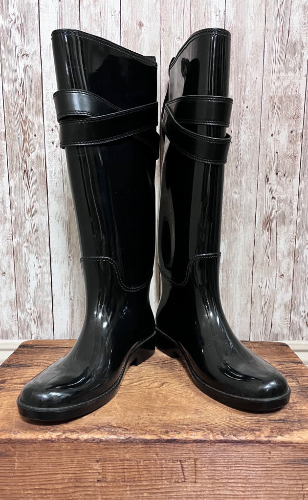 8 COACH Black Boots