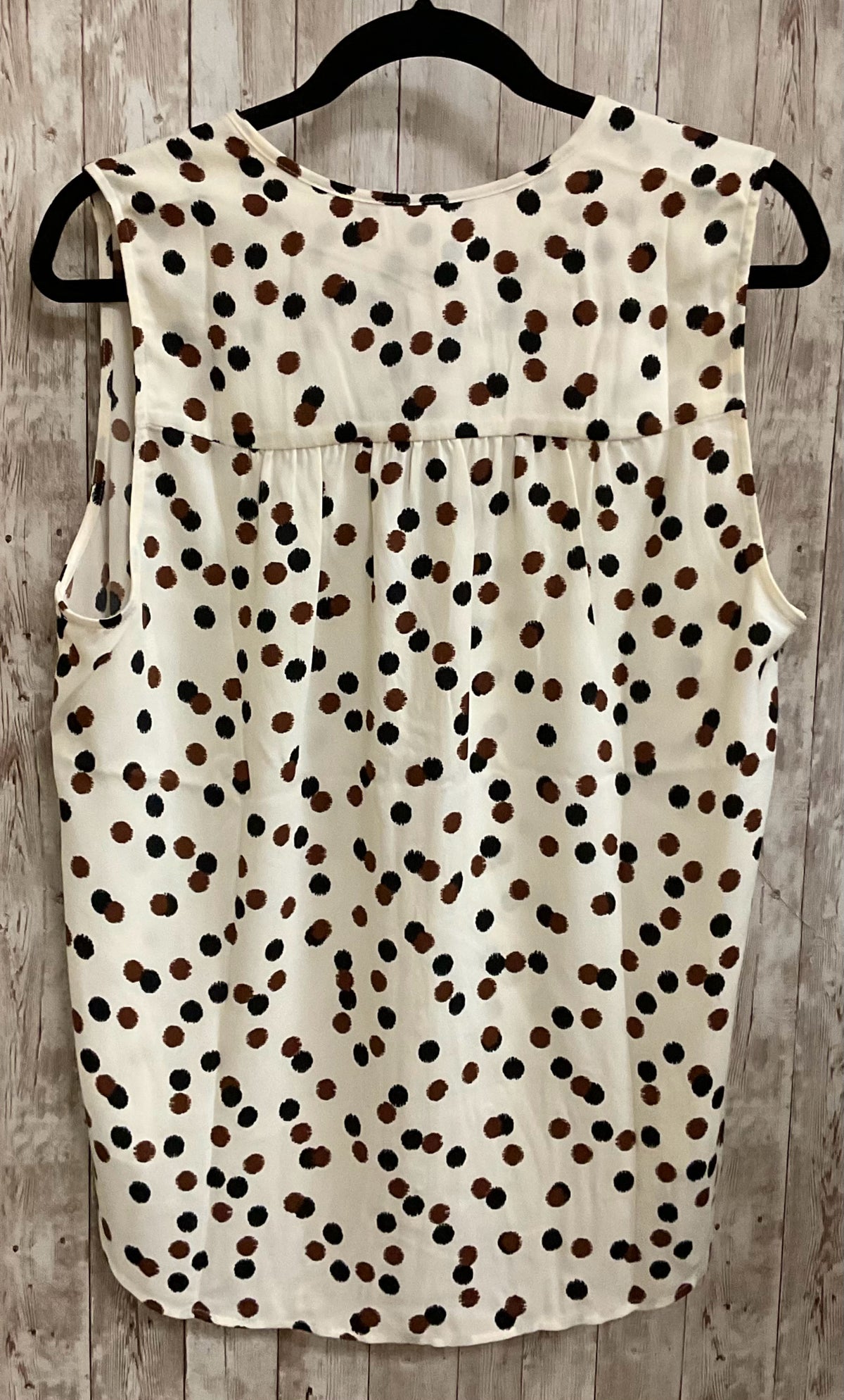 Size L CABI Beige Print Top