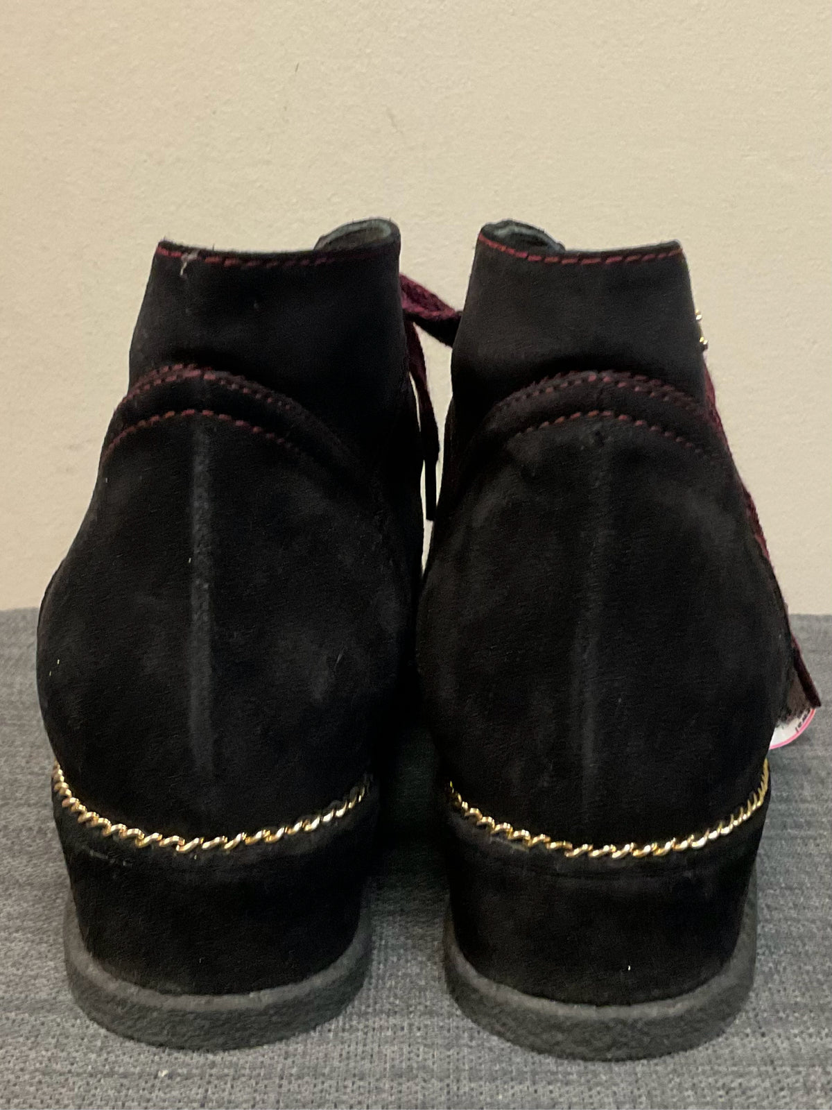 11 CHANEL Maroon Boots
