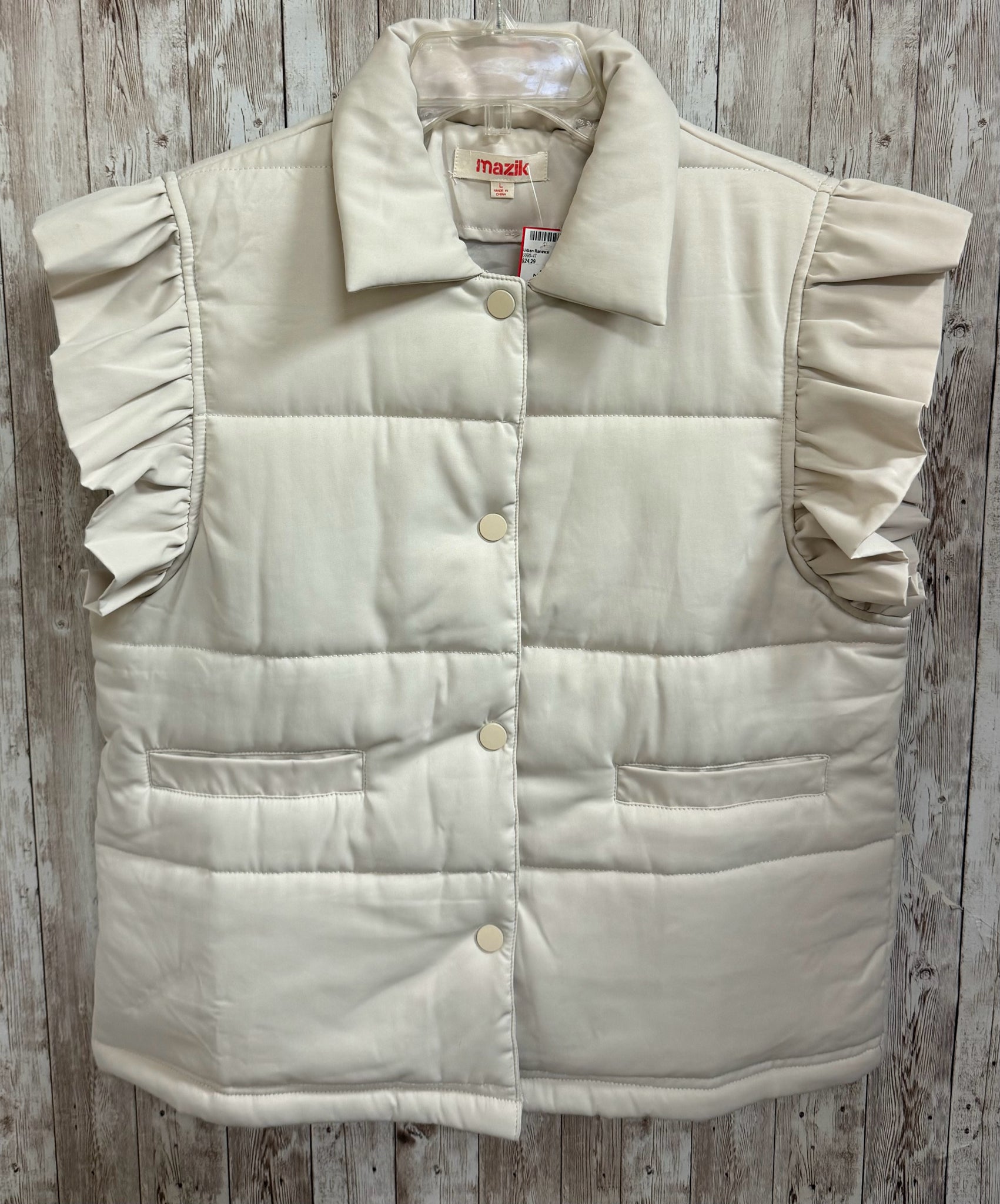 Size L MAZIK Cream Vest