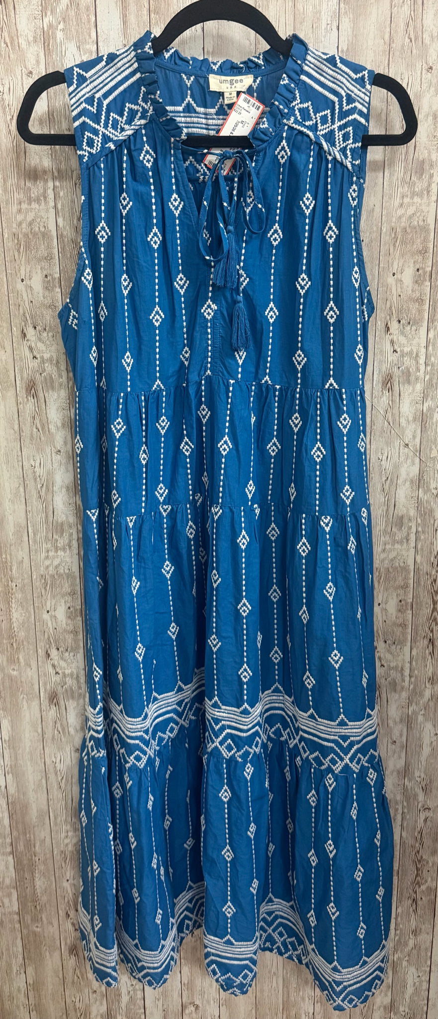 Size M UMGEE Blue Print Dress
