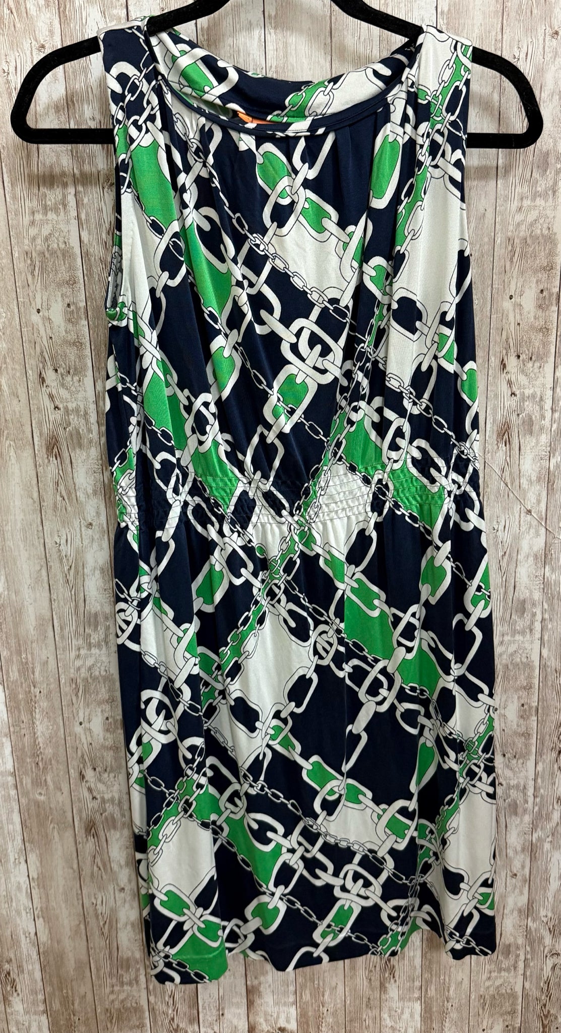 Size L TORY BURCH NAVY MULTI Dress