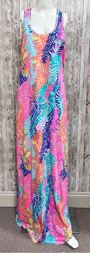 Size M LILLY PULITZER PINK AND BLUE Dress