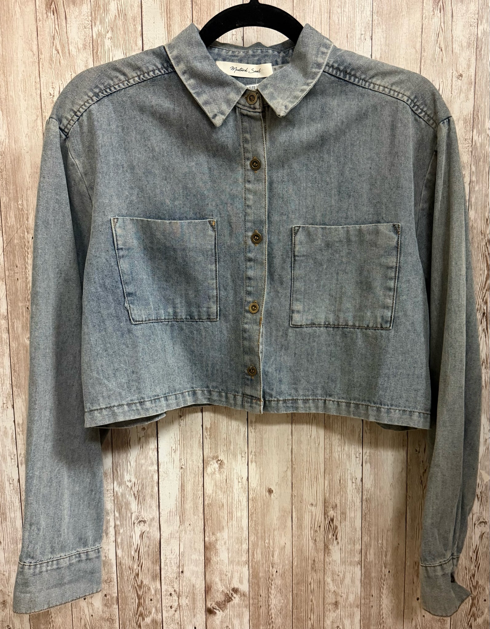 Size S MUSTARD SEED Denim Top
