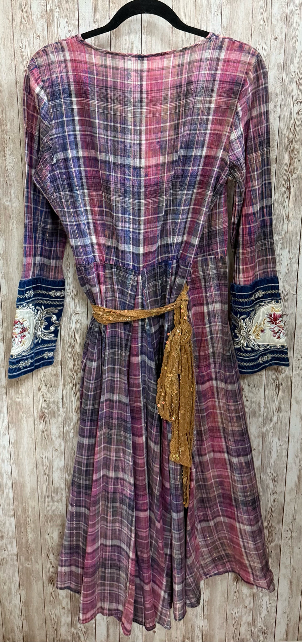 Aratta Silent Journey Size M PINK AND PURPLE Duster