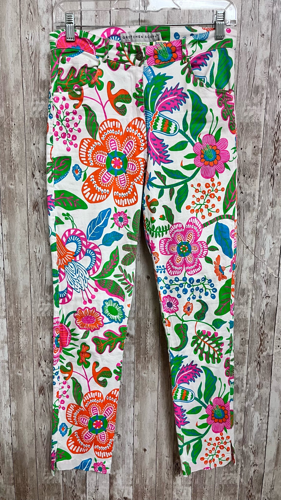 Size M GRETCHEN SCOTT WHITE AND GREEN Pants