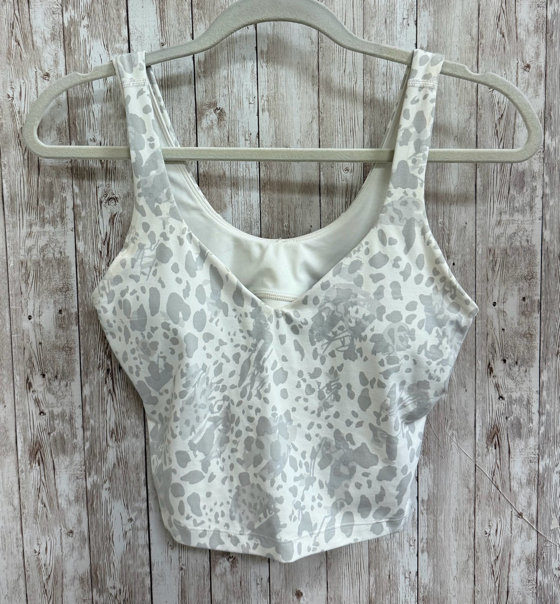 LULULEMON CREAM AND GRAY BRA'S