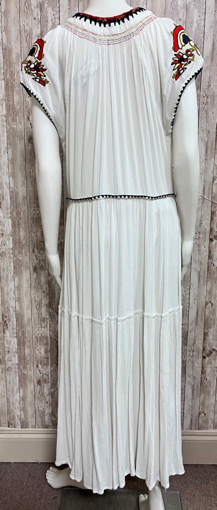 FREE PEOPLE Size XS WHITE AND RED Dress