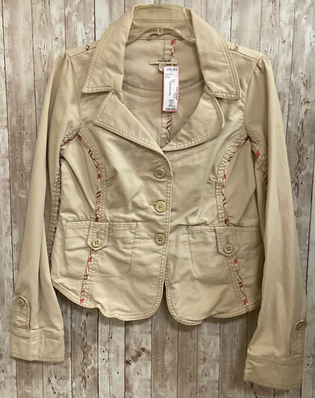 Size 12 FREE PEOPLE Tan Blazer