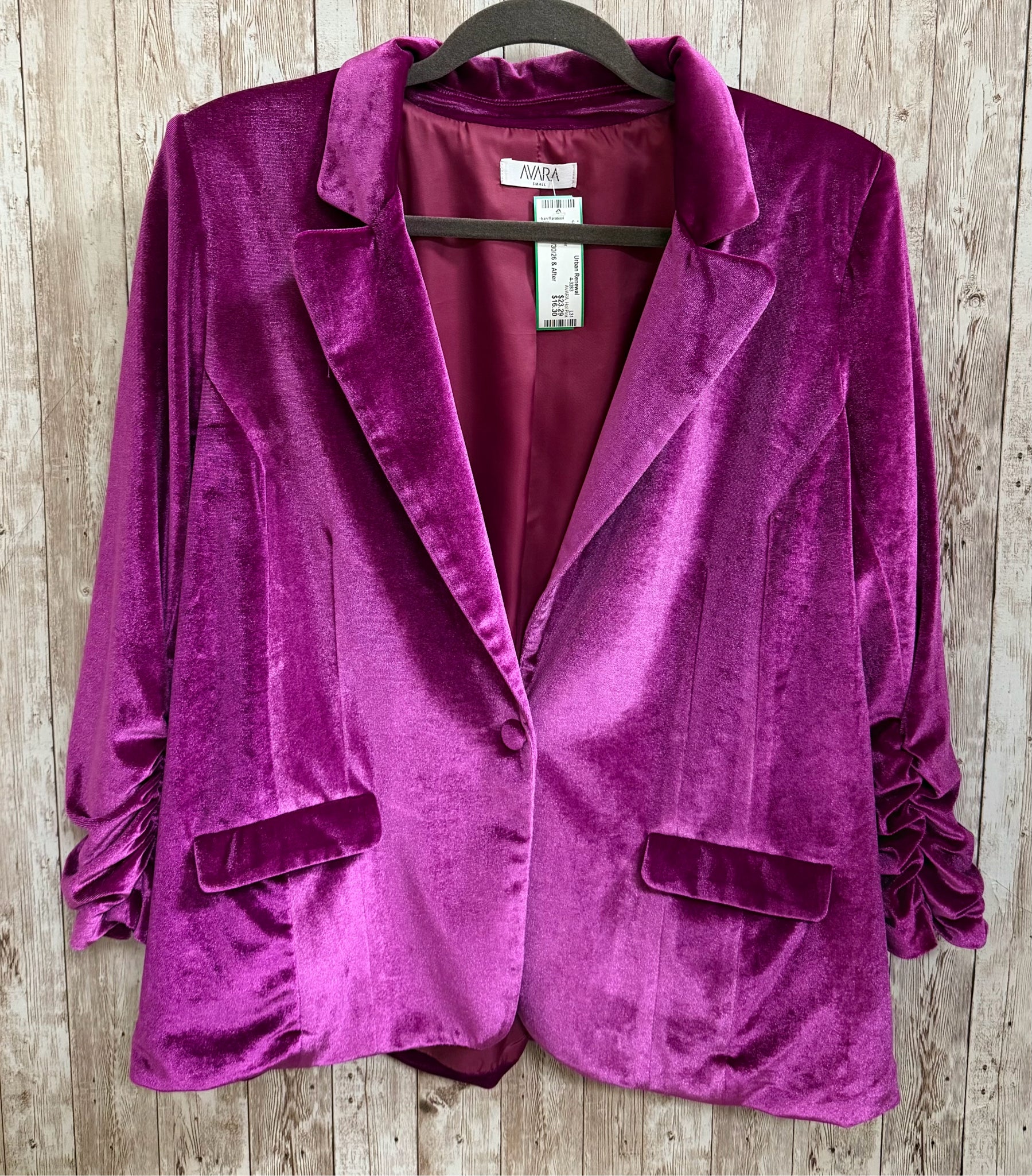 Size S AVARA Hot Pink Blazer