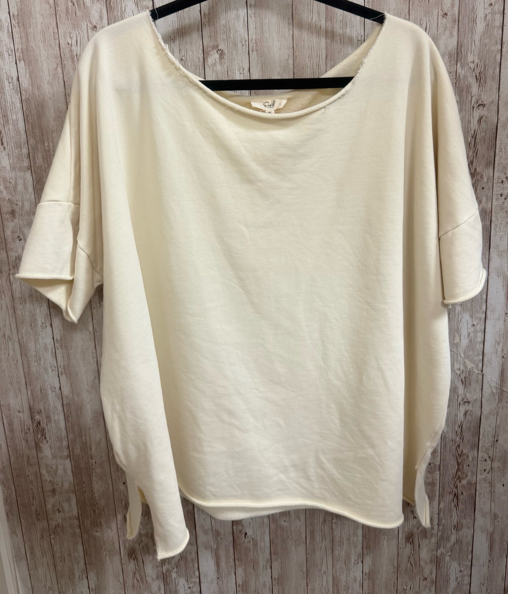 Size M EASEL Cream Top